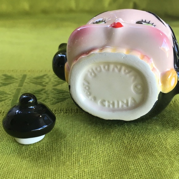 Vtg 1998 *Betty Boop* Miniature Ceramic Tea Set~ - Picture 5 of 8